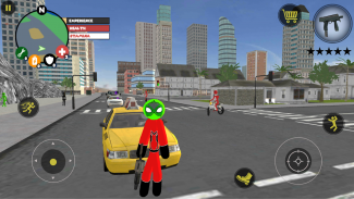 Stickman Super Rope Hero Gangstar Rescue Mission screenshot 2