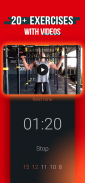 100个引体向上 - 上身锻炼，男子健身 screenshot 1