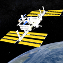 ISS and Earth Icon