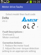 Motor drive faults screenshot 4