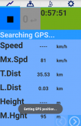 Tracking  Speed Distance Altit screenshot 1