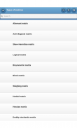 Types of matrices screenshot 8