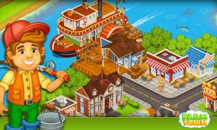 Bauernhof: Happy Farm Tag & Essen Farm Spiel Stadt screenshot 4