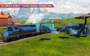 Robo Car Transform: Train Transport Smart Crane 3D screenshot 6