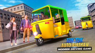 Auto Tuk Tuk Rickshaw Driving screenshot 0