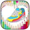 Sneakers Coloring Book