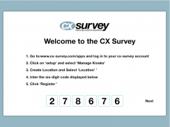 CX Survey screenshot 3