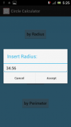 Calculador Circulo Circunferen screenshot 2