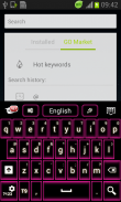 Pink Neon Keypad Free screenshot 1