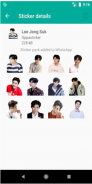 Sticker Chat Lee Jong Suk Cute KPOP screenshot 3