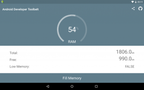 Developer Toolbelt - Fill RAM screenshot 1