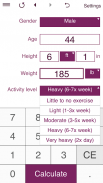 TDEE + BMR + BMI Calculator screenshot 10