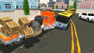 Transporter Truck Driving 3D screenshot 1