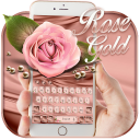 Rose Gold Emoji Keyboard Icon