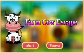 Free New Escape Game 167 Farm Cow Escape screenshot 2