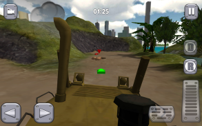 Bull dozer Pemandu 3D: Offroad screenshot 0