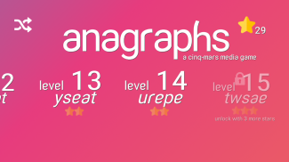 Anagraphs: An Anagram Puzzle Game screenshot 2