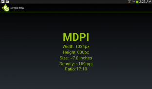 Tamaño de pantalla y Densidad screenshot 1