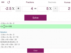 Resolução de equações screenshot 2