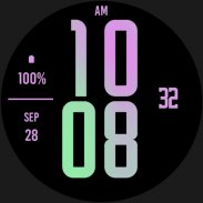 Pink Orchid XL Watch Face screenshot 3