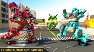 Raccoon Transform Robot Games screenshot 3