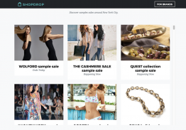 ShopDrop Sample Sales screenshot 3