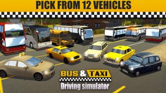 Bus & Taxi Driving Simulator screenshot 14