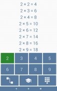 Multiplication table screenshot 13