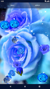 Blue Rose Live Wallpaper 3D screenshot 6