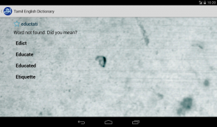 Tamil English Dictionary screenshot 9