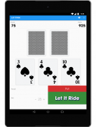 Let It Ride - A Fun and Easy Poker Style Card Game screenshot 10