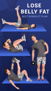 Lose Belly Fat Workout for Men screenshot 0