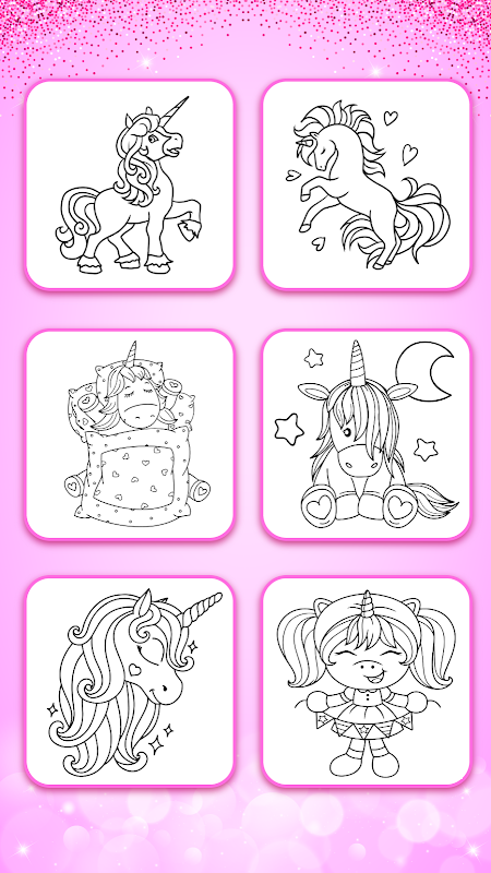 Download Unicorn Coloring Book Glitter 1 3 Download Android Apk Aptoide