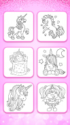 Unicorn Coloring Book Glitter screenshot 11