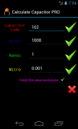 Calculate Capacitor PRO screenshot 2