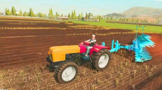 Indian Tractor Trolley Crop Farming Simulator screenshot 2