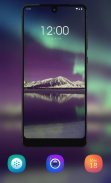 Colorful aurora theme for REDMI |night sky view screenshot 2