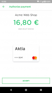 Aktia Wallet screenshot 2