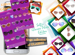 Selfie Glasses Photo Editor - Stylish Sunglasses screenshot 3