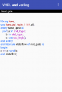 VHDL and verilog screenshot 1