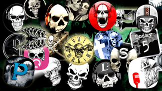 Dark Skull Theme screenshot 1