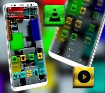 Colorful Metal Cube Theme screenshot 0