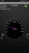 GPS의 속도계 및 손전등 - GPS Speed app screenshot 2