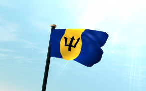 Barbados Flag 3D Free screenshot 0