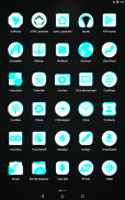 Inverted White and Cyan Icon Pack ✨Free✨ screenshot 2