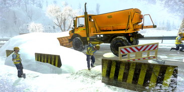 City Heavy Snow Excavator Simulator 3D screenshot 1