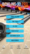 Bowling 3D Pro FREE screenshot 0