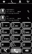 THEME SWIPE DIALER SILVER GLASS screenshot 0