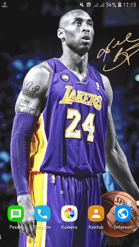 Free Kobe Bryant HD Live Wallpaper cell phone app