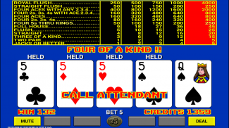 Video Poker screenshot 1